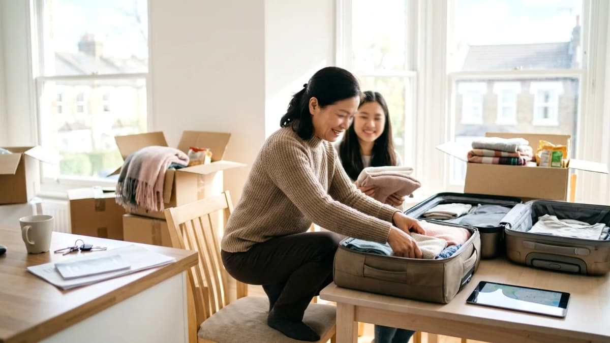 Chuẩn bị hành lý về Việt Nam từ Anh