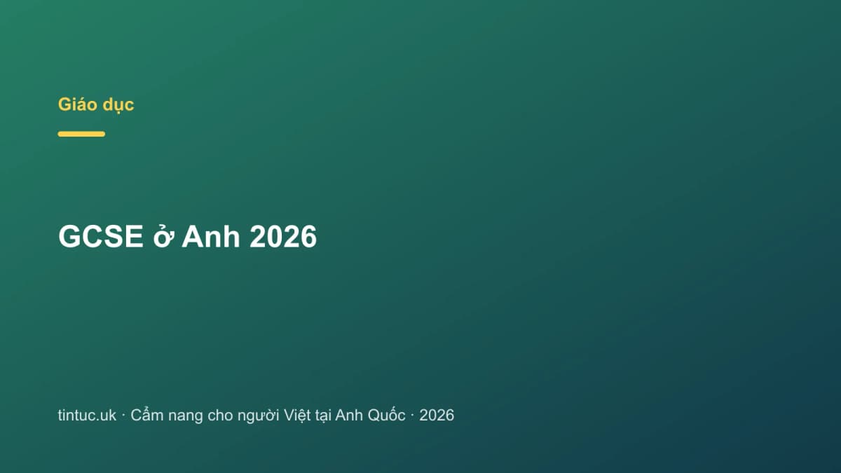 GCSE ở Anh 2026