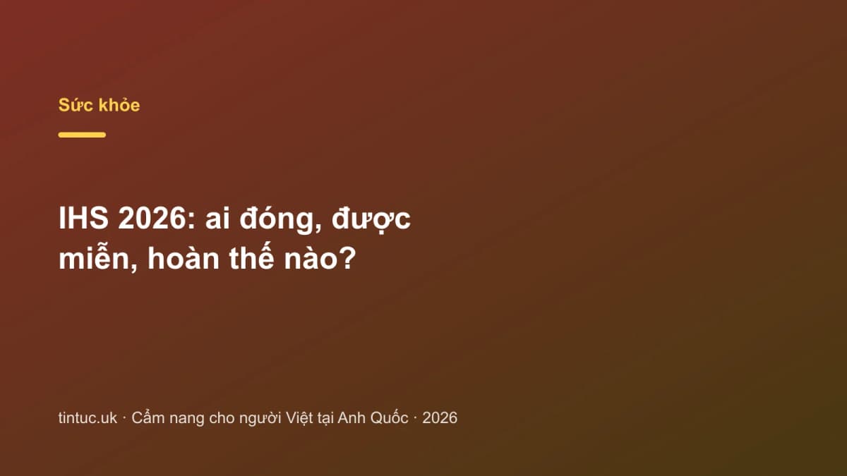 IHS 2026: Ai đóng, được miễn, hoàn thế nào?