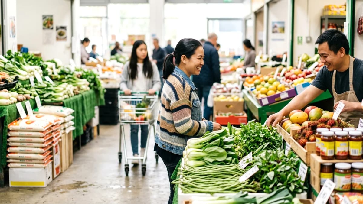 Mua đồ Việt ở đâu tại Anh? Chợ châu Á, siêu thị