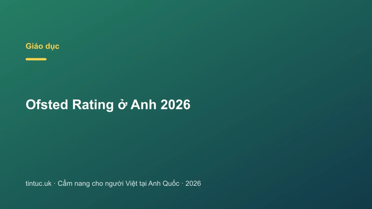 Ofsted Rating ở Anh 2026