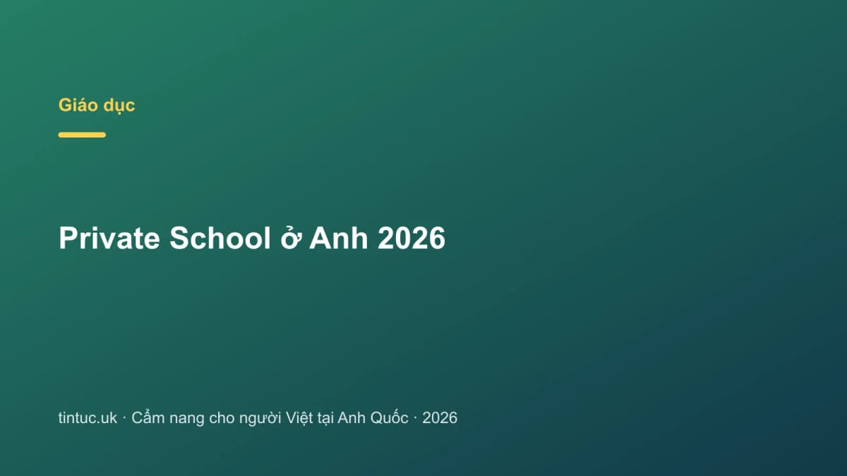 Private School ở Anh 2026