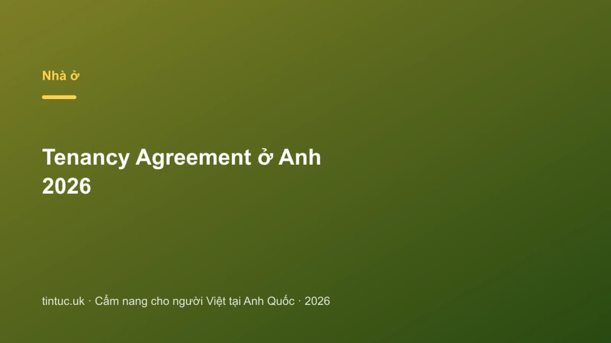 Tenancy Agreement ở Anh 2026