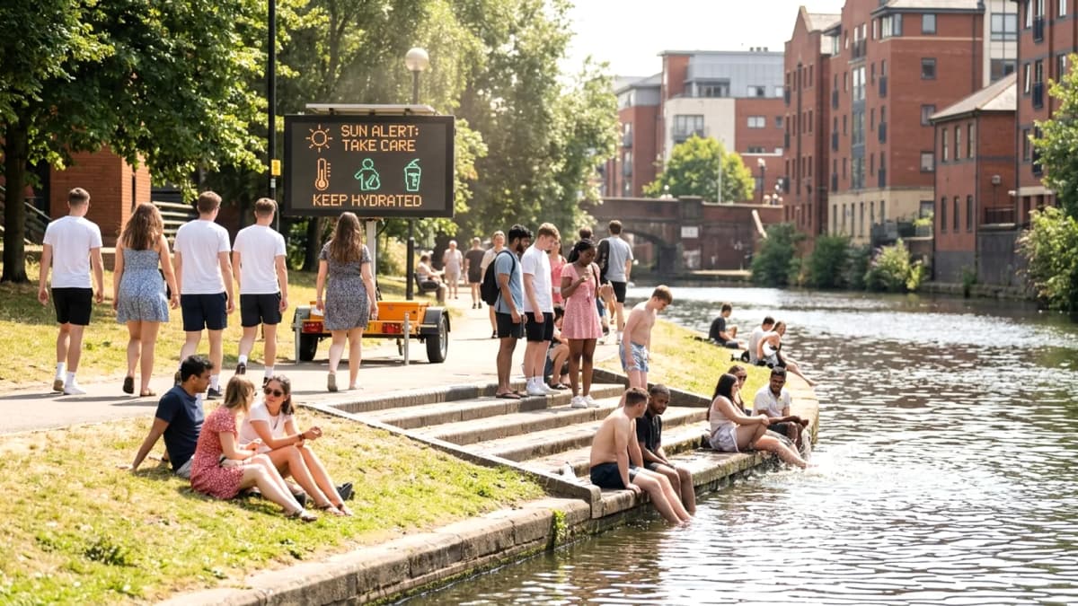 Anh đối mặt đợt nắng nóng thứ ba: Cảnh báo được ban hành, Birmingham dự kiến lên đến 33°C