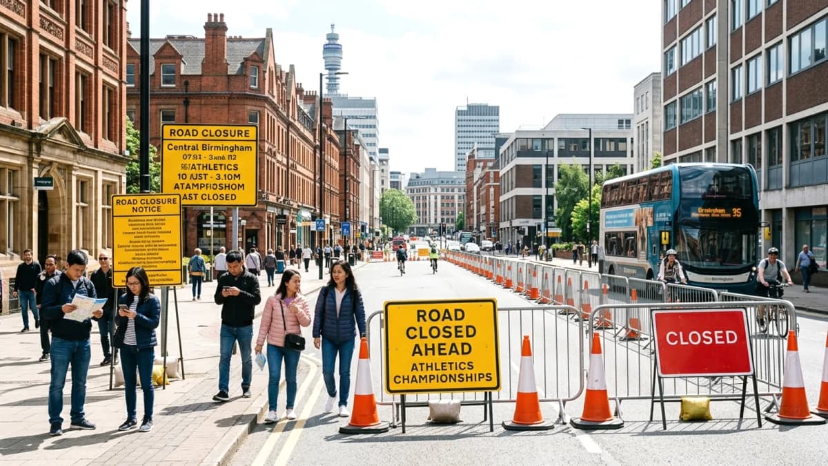 Birmingham: Hàng loạt tuyến đường đóng cửa vì Giải Vô địch Điền kinh châu Âu