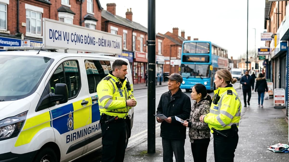 Cảnh sát Birmingham tăng cường 'điểm an toàn' giữa lo ngại bạo lực trong mùa bóng đá