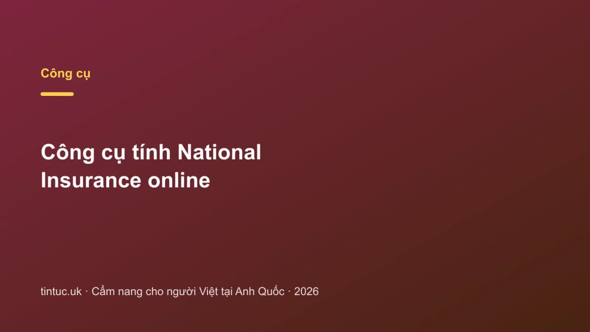 Công cụ tính National Insurance online