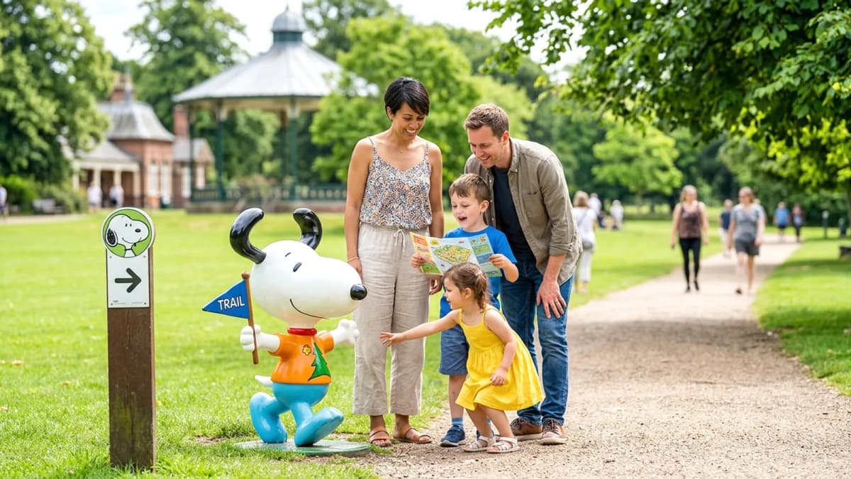 Đường mòn Snoopy miễn phí sắp ra mắt tại Birmingham hè 2026: Trải nghiệm mới cho gia đình