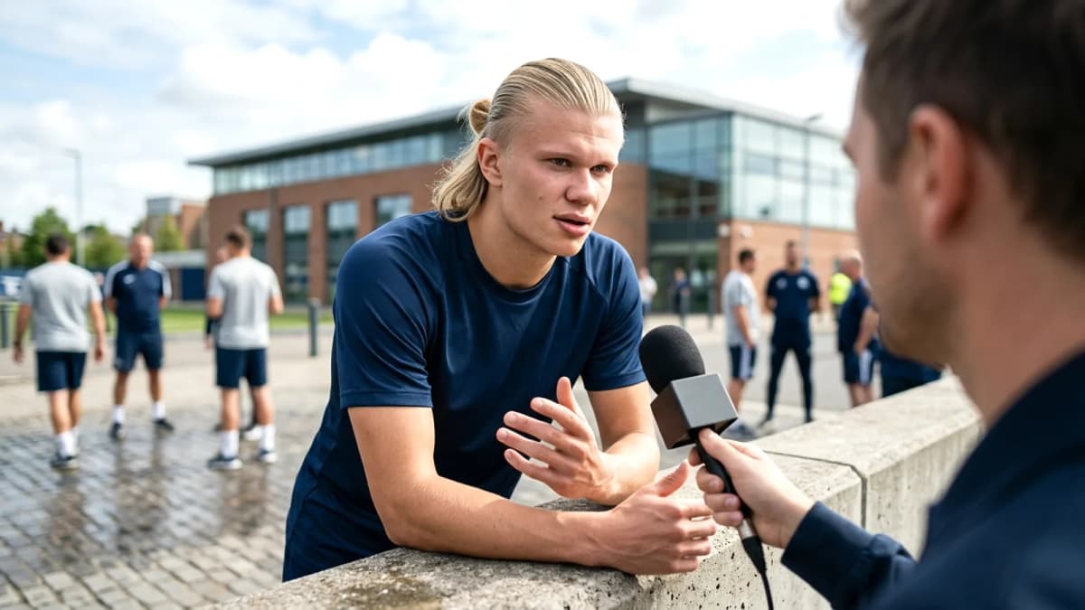 Erling Haaland chia sẻ đội tuyển mong muốn vô địch World Cup sau khi Na Uy bị Anh loại