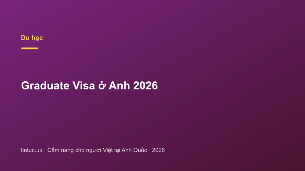 Graduate Visa ở Anh 2026