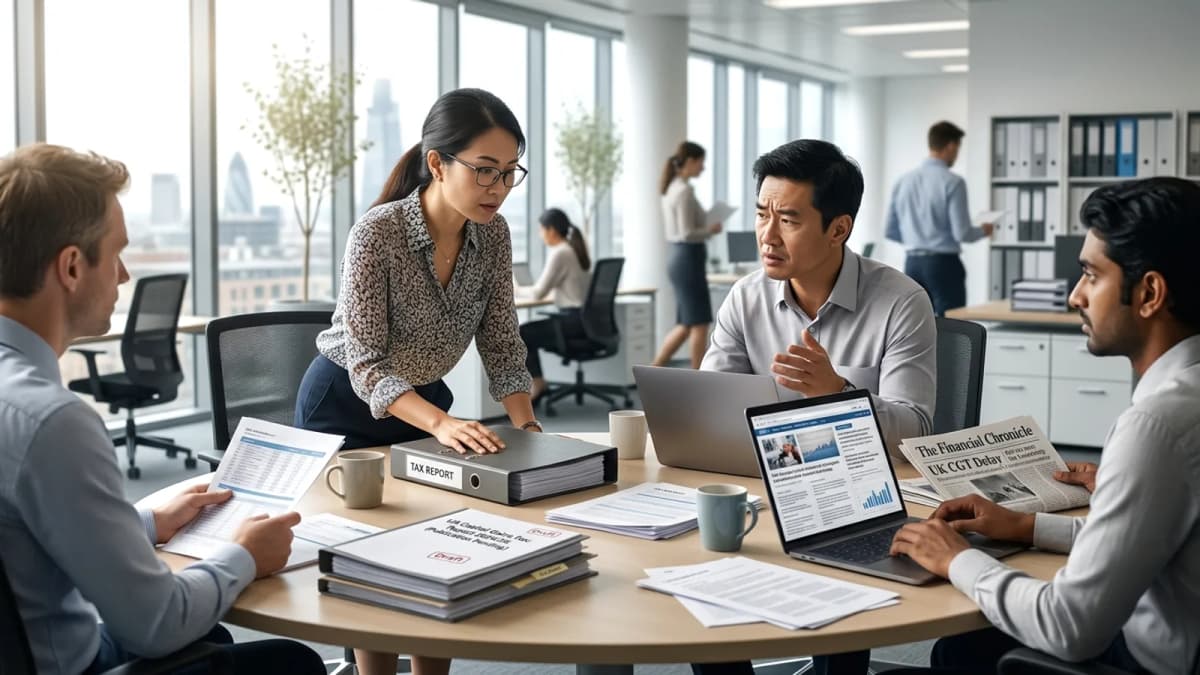 HMRC hoãn công bố báo cáo thuế lãi vốn giữa đồn đoán về chính sách mới