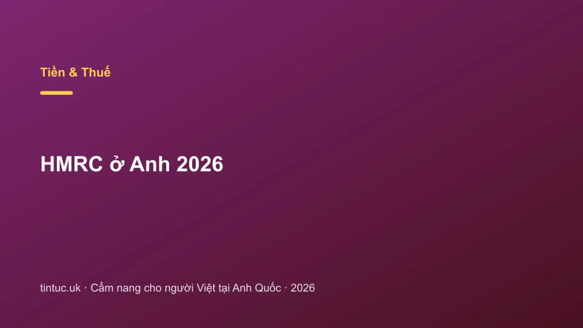 HMRC ở Anh 2026