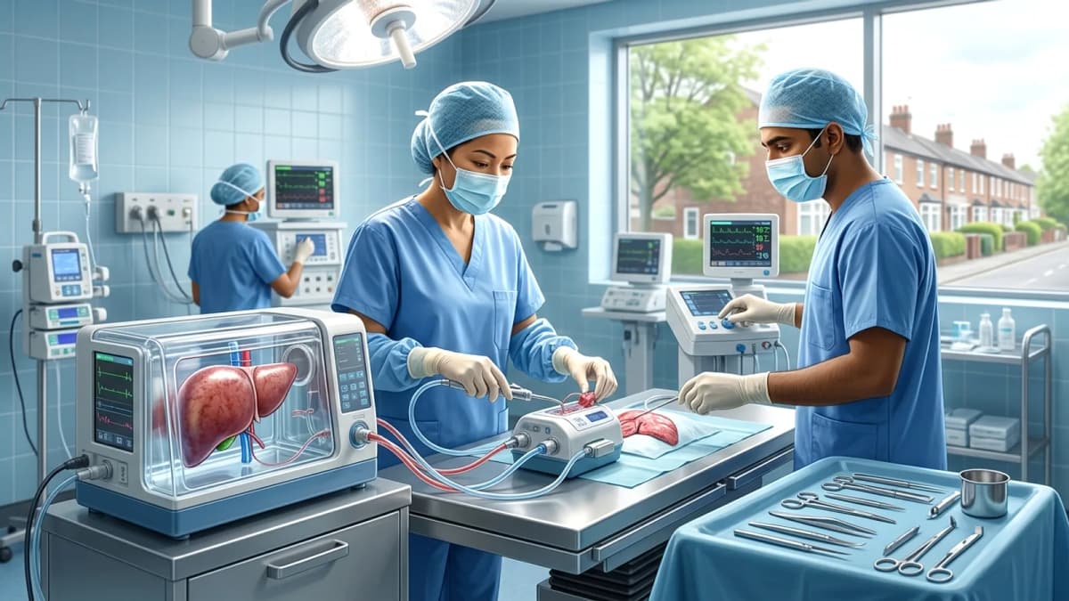 Kỹ thuật mới của NHS giúp cứu sống hàng trăm lá gan cho cấy ghép