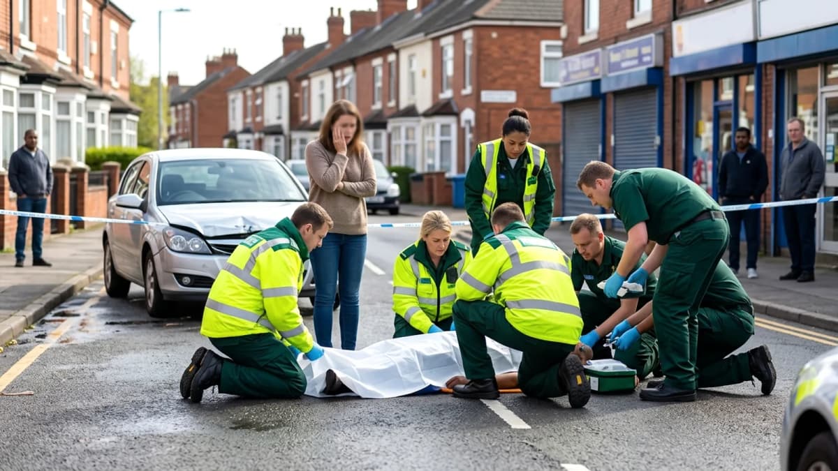 Người phụ nữ bị thương nặng ở Birmingham: Tài xế bỏ trốn sau tai nạn giao thông