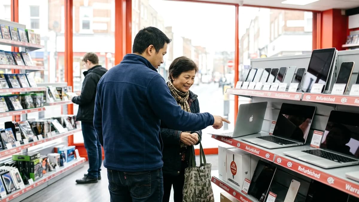 Săn đồ công nghệ ở Anh: refurbished là vua — Back Market, CeX, John Lewis warranty