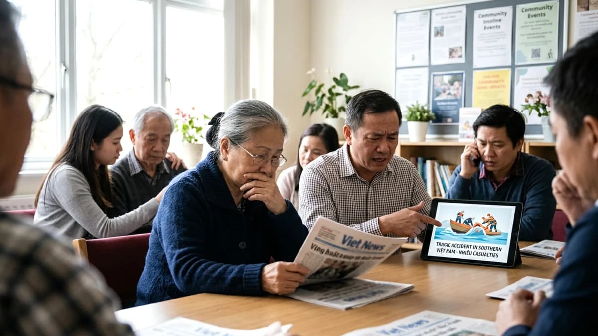 Tai nạn lật tàu du lịch ở miền Nam Việt Nam: 15 người thiệt mạng