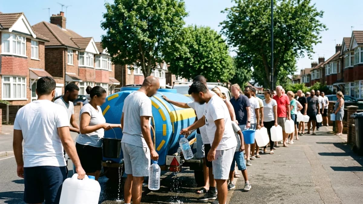 Thames Water gặp sự cố cấp nước giữa đợt nắng nóng kỷ lục tại Anh