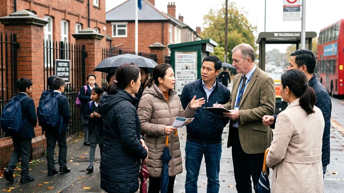 Tranh cãi về giờ học tại trường học Birmingham sau trận đấu World Cup của đội tuyển Anh