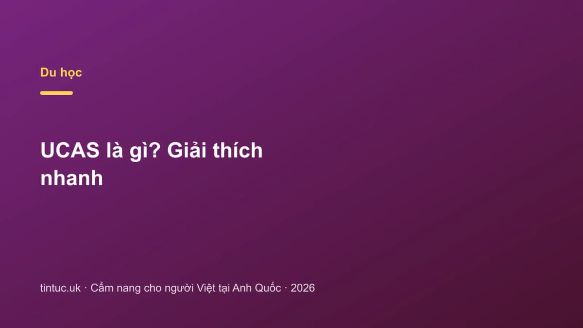 UCAS là gì? Giải thích nhanh